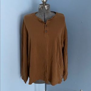 St Johns Bay Brown Long Sleeve Shirt XL